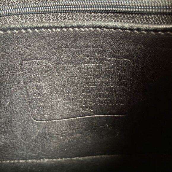 Coach Backpack // Vintage No 9791 // Black with brass hardwear - Picture 6 of 7